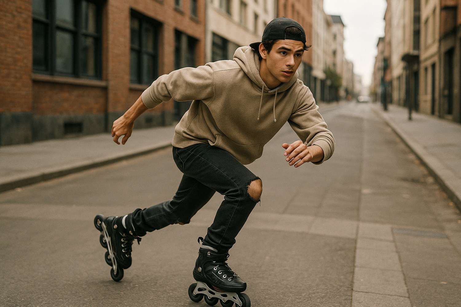 Secção de skate , patins em linha & afins ;